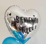 GLOBO METALIZADO PERSONALIZADO CON HELIO