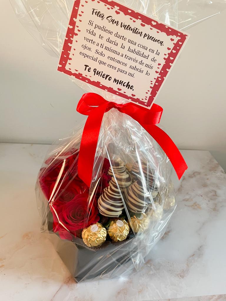 Caja de chocolatinas Te amo especial San Valentín