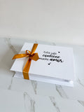 Caja personalizada anunció bebé