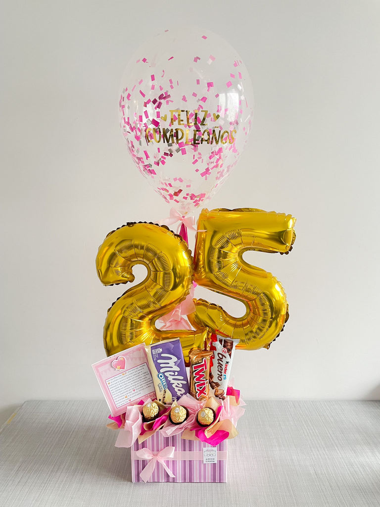 Cocolola - Caja de chocolates + globos helio 🎈🌟. La caja y los globos  personalizas con los colores y frases que quieras 💕. @cocolola.py 📲  0994344091