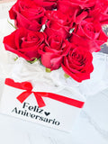 Ramo de Rosas con fotos estilo polaroid