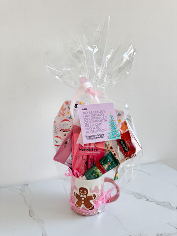 Regalo taza de navidad (mini burr basket)