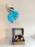 Caja Desayuno Merienda Sorpresa con Globos de helio