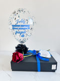 Caja sorpresa fresas con chocolate, mini cava y cervezas