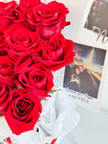 Ramo de Rosas con fotos estilo polaroid