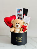 ARREGLO PELUCHE, GLOBO Y CHOCOLATE