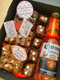 Caja Brownie y Cerveza