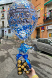 Letra con Bombones y Globo Personalizado