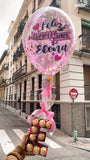 Letra con Bombones y Globo Personalizado