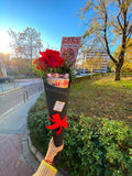 Cono de Rosas con pirulin y torontos o bombones Ferrero