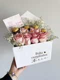 Caja de Rosas con bombones LaOldan