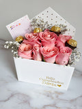 Caja de Rosas con bombones LaOldan